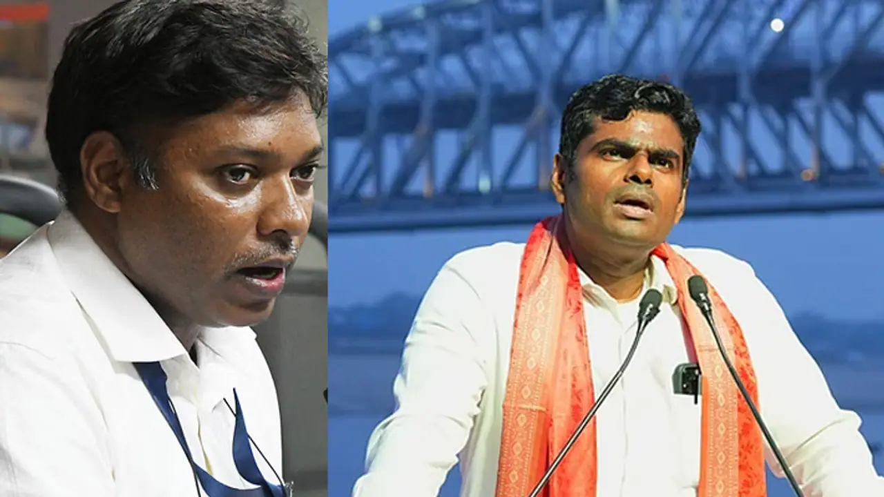 திமுகவைக் கேள்வி கேட்க எது தடுக்கிறது? அவங்க தயவால் பெற்ற பதவியா? சசிகாந்த் செந்திலுக்கு அண்ணாமலை பதிலடி! திமுகவைக் கேள்வி கேட்க எது தடுக்கிறது? அவங்க தயவால் பெற்ற பதவியா? சசிகாந்த் செந்திலுக்கு அண்ணாமலை பதிலடி!