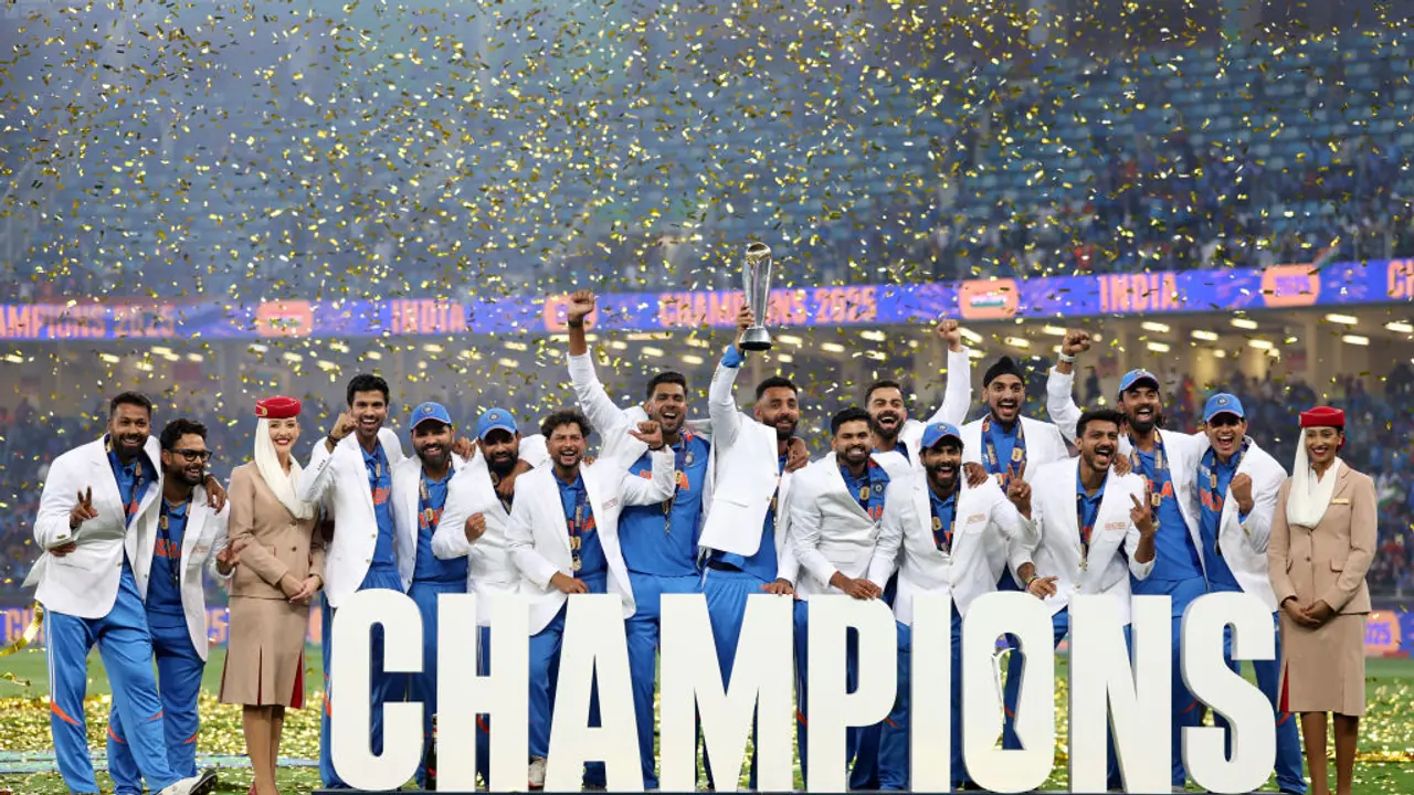 India lifts 3rd Champions Trophy title: Jay Shah handing trophy to Rohit Sharma dubbed moment of day (WATCH) India lifts 3rd Champions Trophy title: Jay Shah handing trophy to Rohit Sharma dubbed moment of day (WATCH)