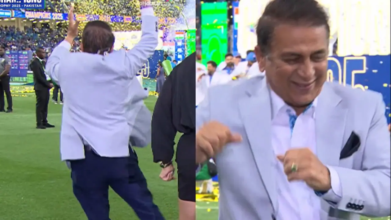 Champions Trophy 2025: Gavaskar breaks into child like dance as Team India wins title after 12 years (WATCH) Champions Trophy 2025: Gavaskar breaks into child like dance as Team India wins title after 12 years (WATCH)
