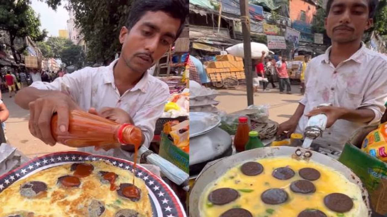 'കഴിക്കണ്ട, കണ്ടപ്പോൾ തന്നെ ഛർദ്ദിക്കാൻ തോന്നി'; ഓറിയോ ബിസ്കറ്റിട്ട് ഓംലെറ്റ്, വല്ലാത്ത ചതിയെന്ന് കമന്‍റ്