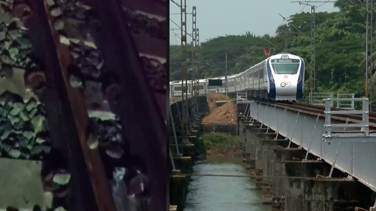 വന്ദേഭാരത് കടന്നുപോയപ്പോൾ അസാധാരണ ശബ്ദം, ലോക്കോ പൈലറ്റ് ആർപിഎഫിനെ അറിയിച്ചു; പാളത്തിൽ കരിങ്കൽ ചീളുകൾ കണ്ടെത്തി