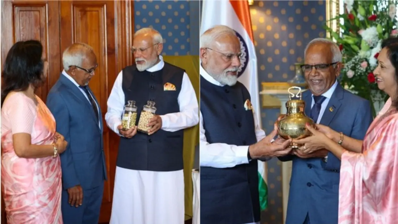 From Makhana to Sangam's sacred water: PM Modi's heartfelt gifts to Mauritius (WATCH)