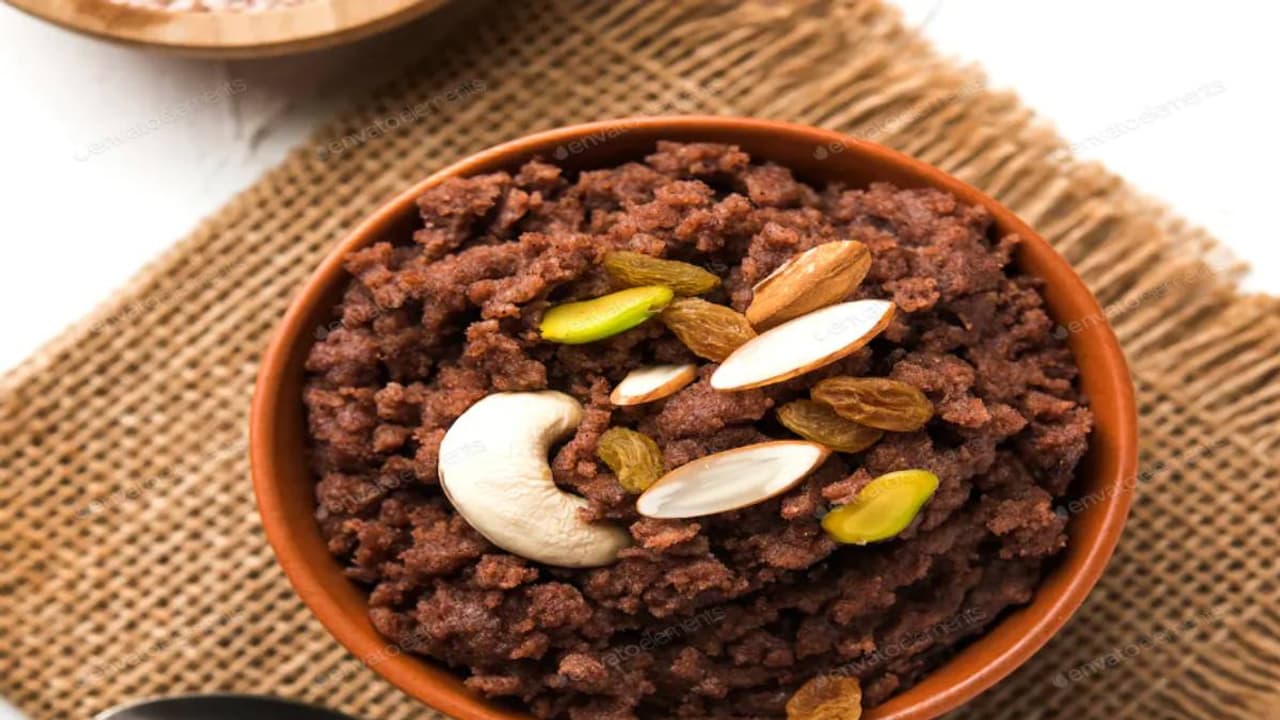 ராகி அல்வா...வித்தியாசமான, ஹெல்தி ஸ்வீட்