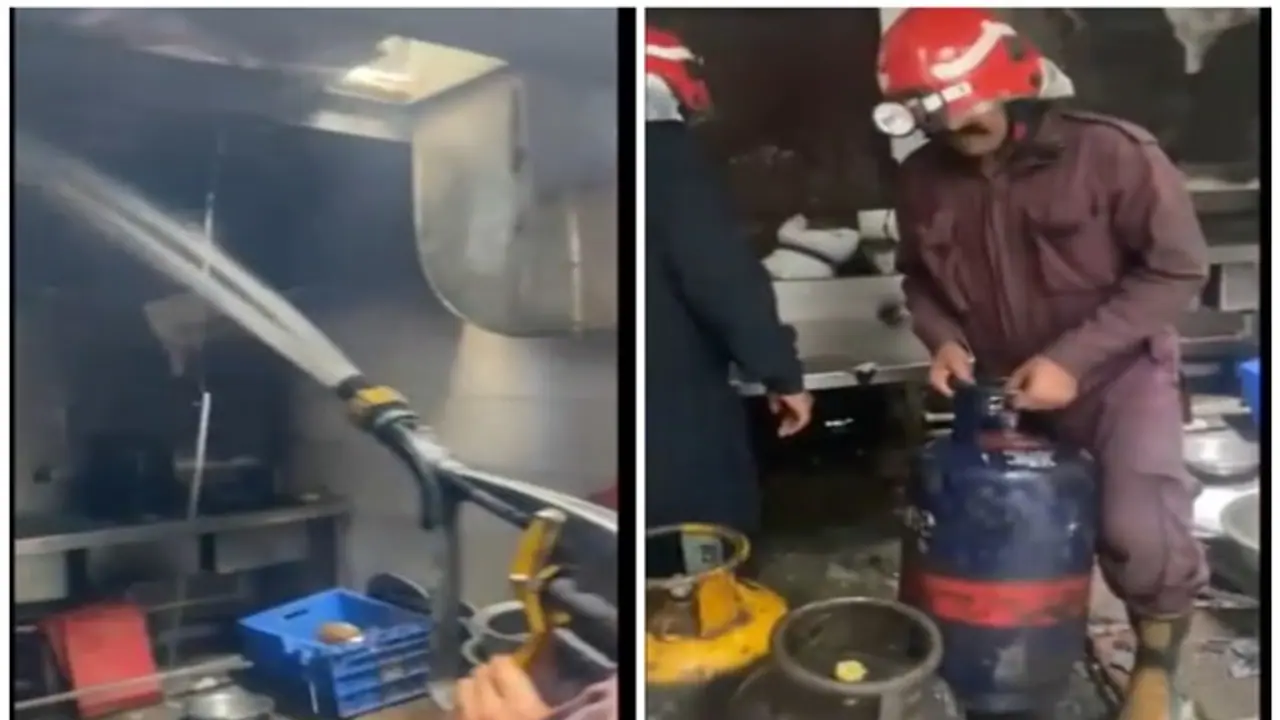 Fire at Connaught Place restaurant in Delhi injures six, LPG leak suspected (WATCH) Fire at Connaught Place restaurant in Delhi injures six, LPG leak suspected (WATCH)