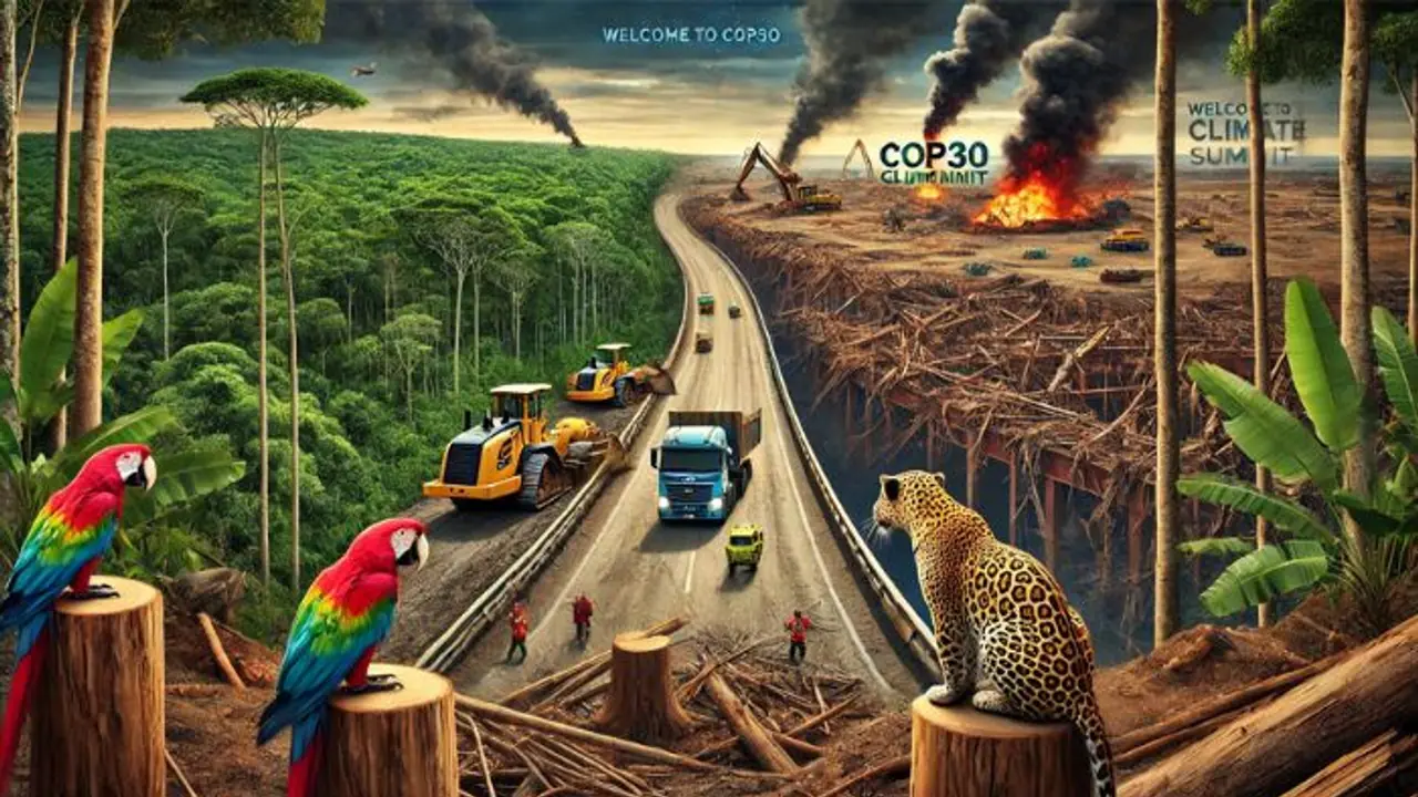 Blatant Irony: Thousands of trees cut down in Amazon rainforest to welcome 'climate summit' attendees
