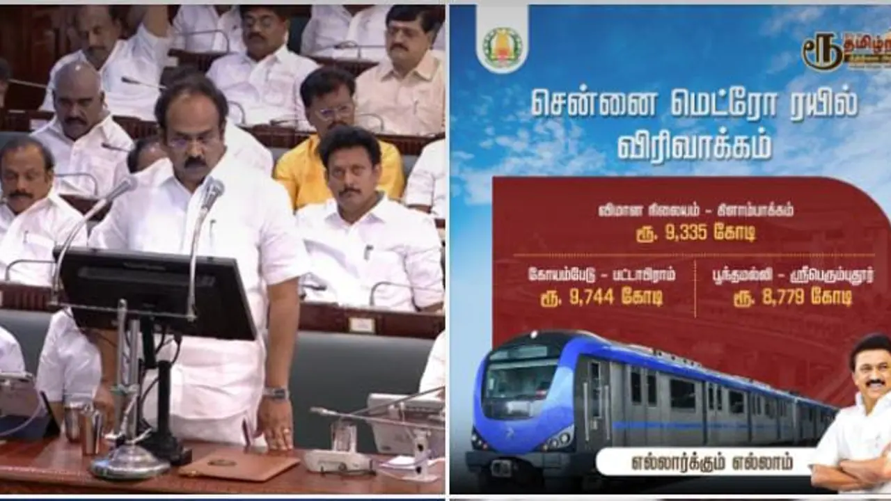 சென்னையில் இத்தனை இடங்களில் மெட்ரோ ரயில் திட்டங்களா.? பட்ஜெட்டில் முக்கிய அறிவிப்புகள்