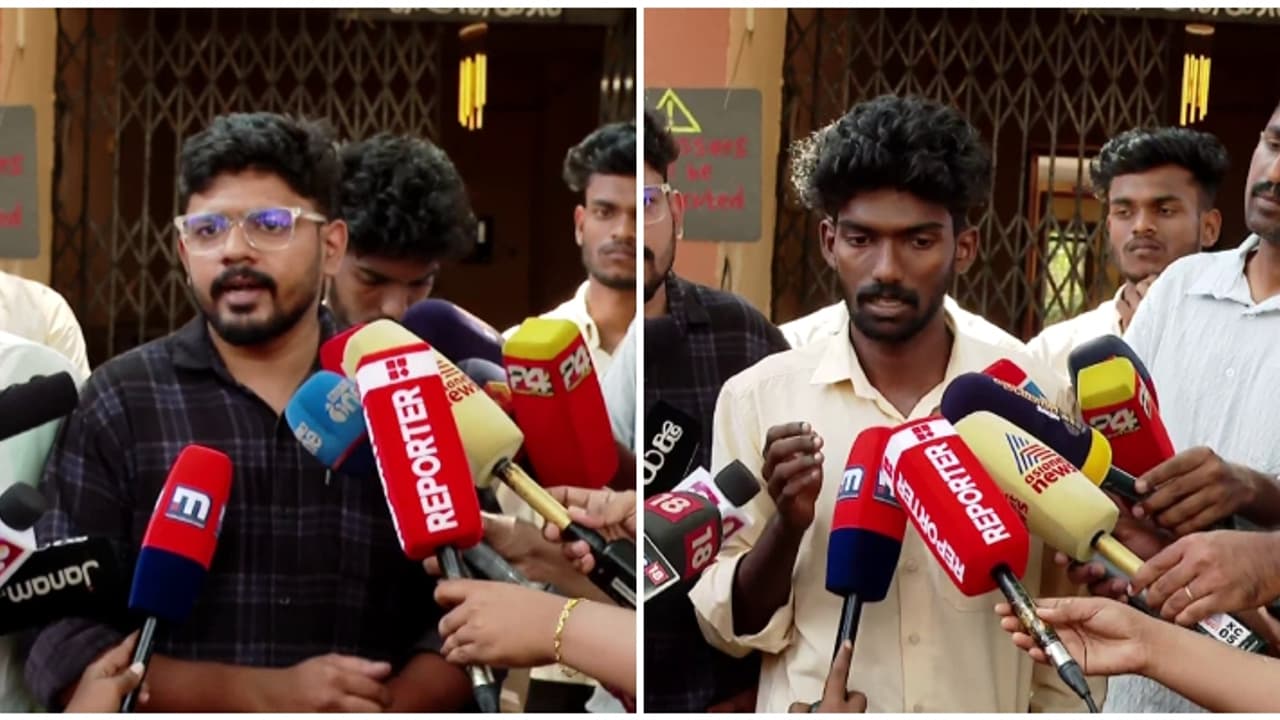 ഒളിവിൽ പോയ ആദിൽ കെഎസ് യുവിനായി മത്സരിച്ച വിദ്യാർത്ഥിയെന്ന് എസ്എഫ്ഐ, അഭിരാജിന് സംരക്ഷണം