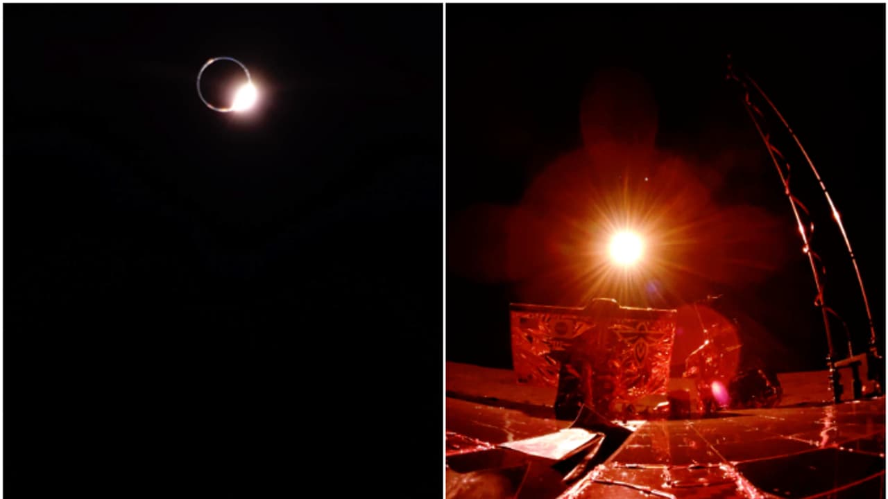 സൂര്യനെ ഭൂമി മറച്ചു, ചന്ദ്രന് ചുവന്ന് തുടുത്തു; വിസ്മയ ദൃശ്യങ്ങളുമായി ബ്ലൂ ഗോസ്റ്റ് മൂണ് ലാന്ഡര് സൂര്യനെ ഭൂമി മറച്ചു, ചന്ദ്രന് ചുവന്ന് തുടുത്തു; വിസ്മയ ദൃശ്യങ്ങളുമായി ബ്ലൂ ഗോസ്റ്റ് മൂണ് ലാന്ഡര്