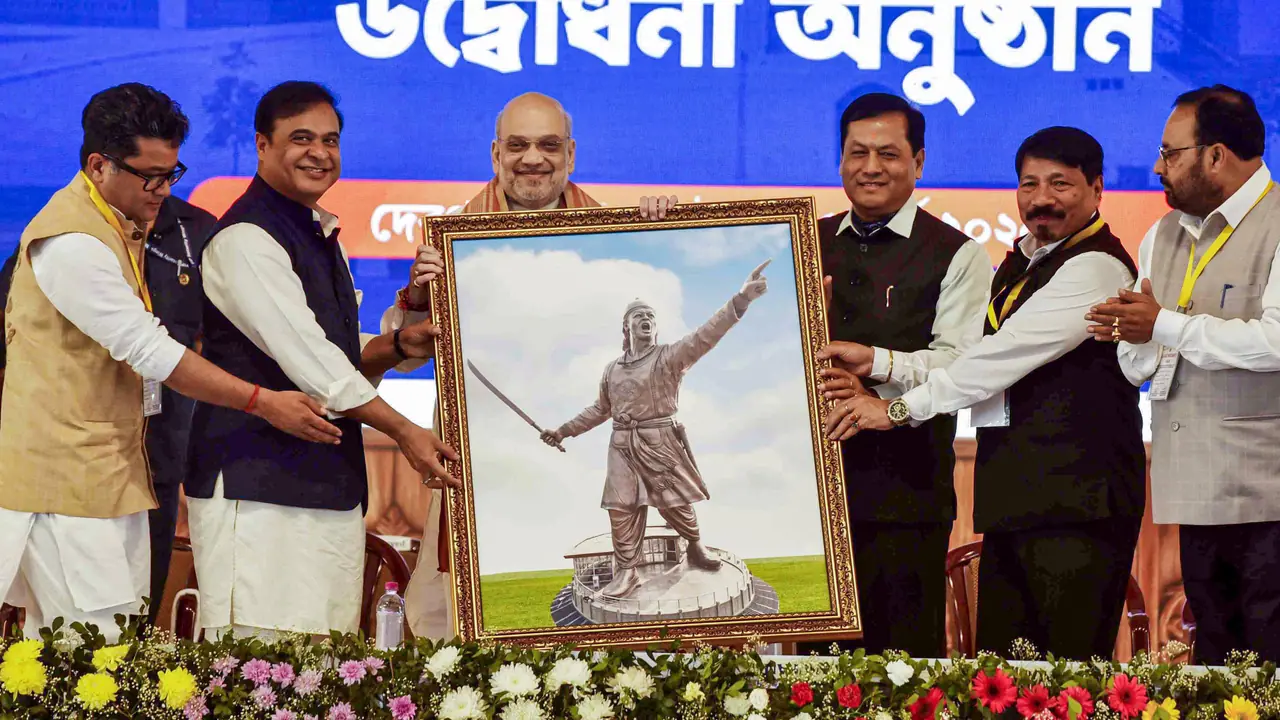 Amit Shah inaugurates Lachit Barphukan Police Academy Amit Shah inaugurates Lachit Barphukan Police Academy