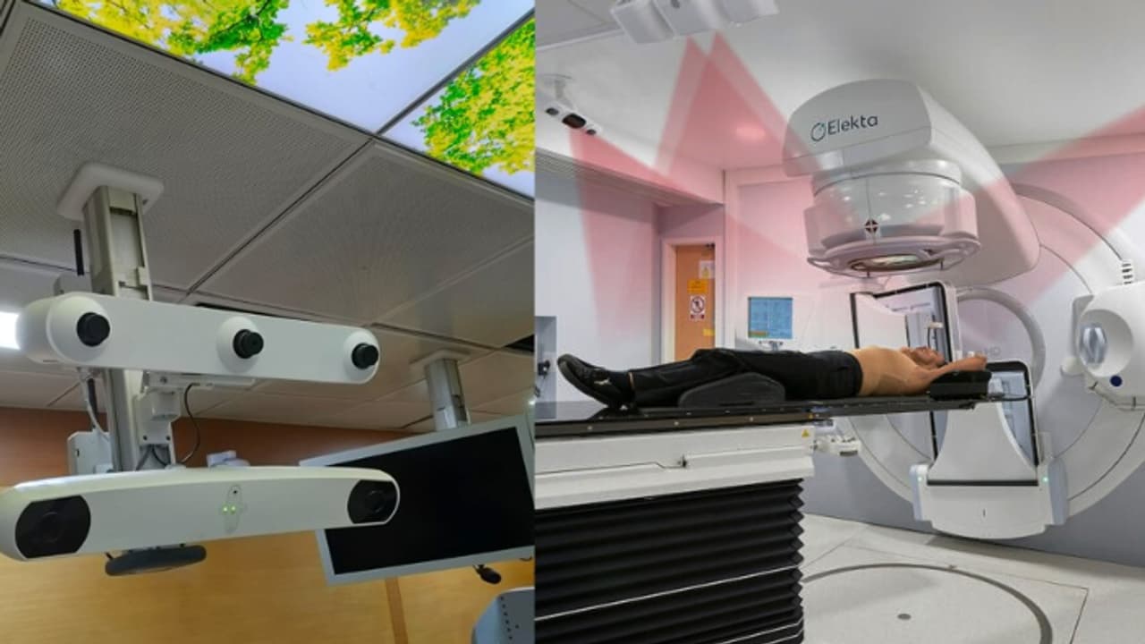 സര്ക്കാര് മേഖലയില് ആദ്യം, കാൻസര് ചികിത്സയിൽ നിര്ണായകം; ആര്സിസിയില് സര്ഫസ് ഗൈഡഡ് റേഡിയേഷന് തെറാപ്പി സര്ക്കാര് മേഖലയില് ആദ്യം, കാൻസര് ചികിത്സയിൽ നിര്ണായകം; ആര്സിസിയില് സര്ഫസ് ഗൈഡഡ് റേഡിയേഷന് തെറാപ്പി