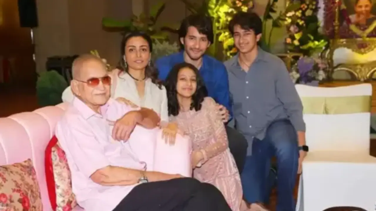 superstar krishna, mahesh babu, gautam, ghattamaneni family