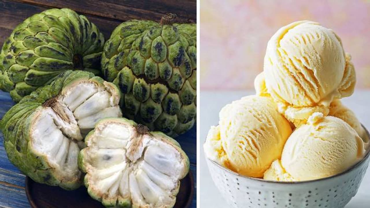 Custard Apple Ice Cream Custard Apple Ice Cream