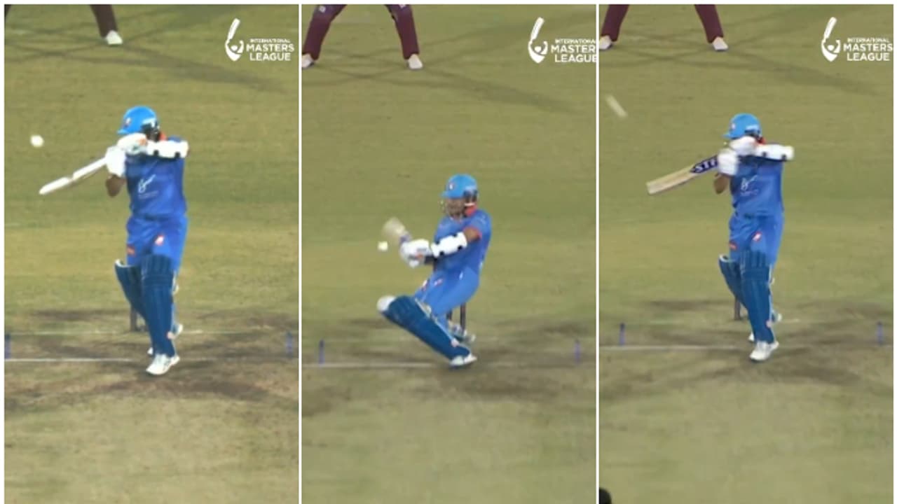 ഇപ്പോഴും എന്താ ടൈമിംഗ്! കാണാം പ്രതാപകാലത്തെ ഓര്മിപ്പിച്ച സച്ചിന്റെ അപ്പര് കട്ട് ഇപ്പോഴും എന്താ ടൈമിംഗ്! കാണാം പ്രതാപകാലത്തെ ഓര്മിപ്പിച്ച സച്ചിന്റെ അപ്പര് കട്ട്