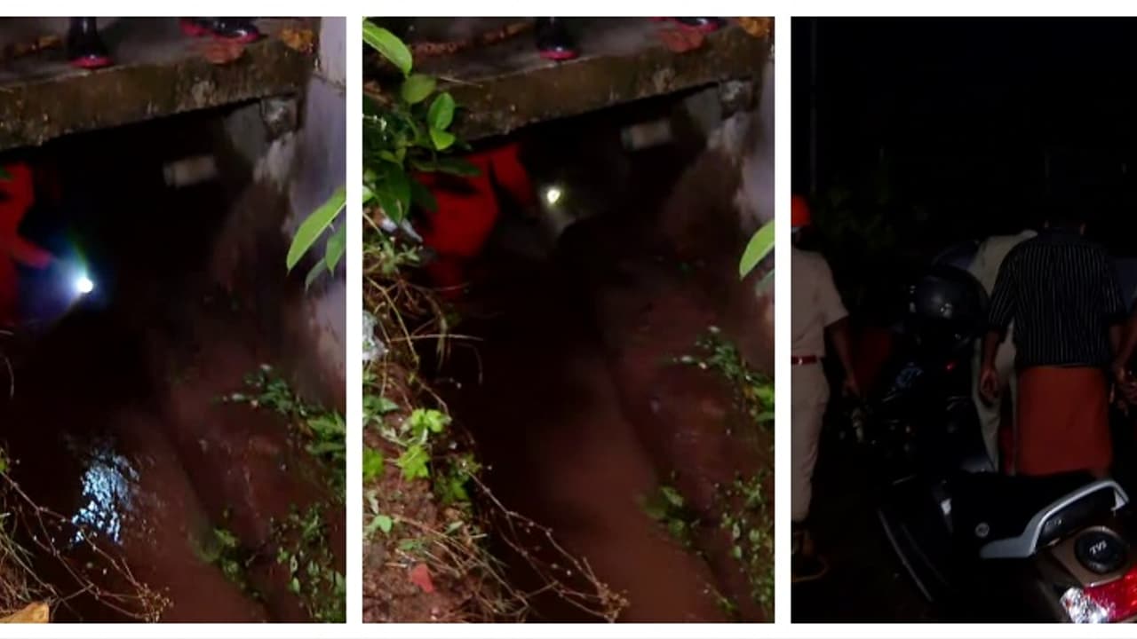 കോഴിക്കോട് കോവൂരിൽ ഓടയിൽ വീണ് ഒരാളെ കാണാതായി; തെരച്ചിൽ തുടർന്ന് പൊലീസും നാട്ടുകാരും