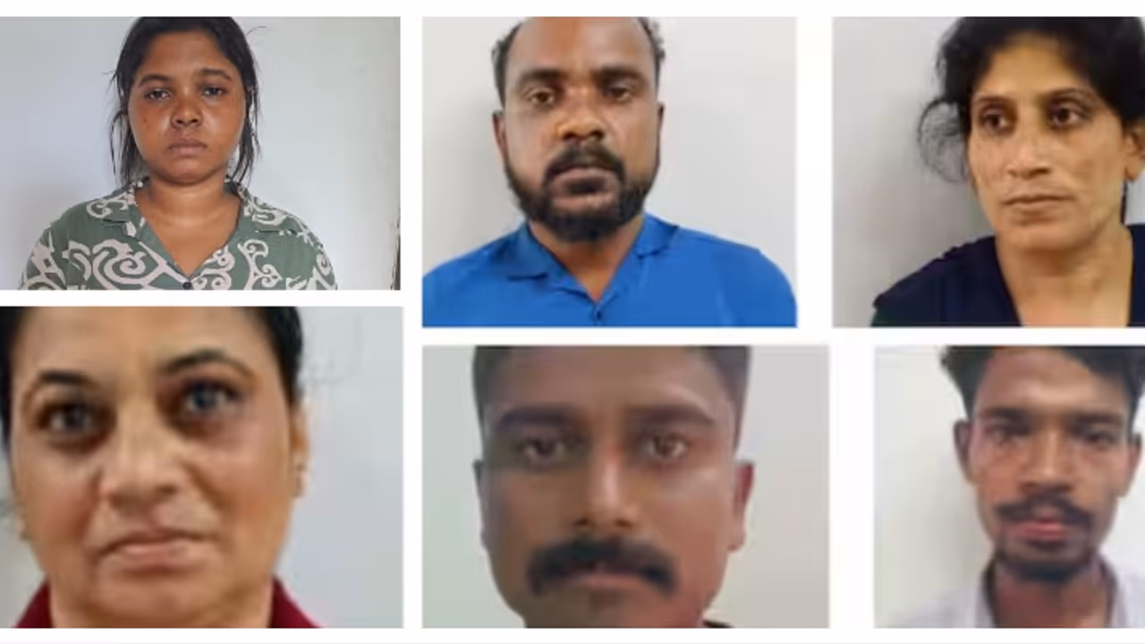 കൊഴിഞ്ഞാമ്പാറ ഹണി ട്രാപ്പ് കവർച്ച: ചെല്ലാനം സ്വദേശിനി അറസ്റ്റിൽ; 6 പേർ പിടിയിൽ, ഇനി 4 പേർ കൂടി കൊഴിഞ്ഞാമ്പാറ ഹണി ട്രാപ്പ് കവർച്ച: ചെല്ലാനം സ്വദേശിനി അറസ്റ്റിൽ; 6 പേർ പിടിയിൽ, ഇനി 4 പേർ കൂടി