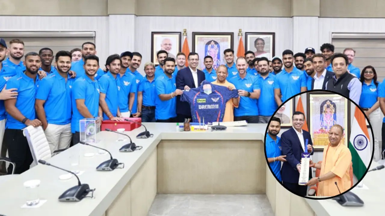 ipl 2025 lucknow super giants squad rishabh pant meets yogi adityanath