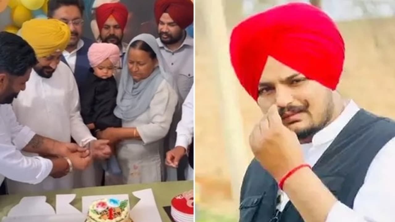 Former Punjab Chief Minister CM Charanjit Singh attends Sidhu Moosewala's brother's 1st birthday party Former Punjab Chief Minister CM Charanjit Singh attends Sidhu Moosewala's brother's 1st birthday party
