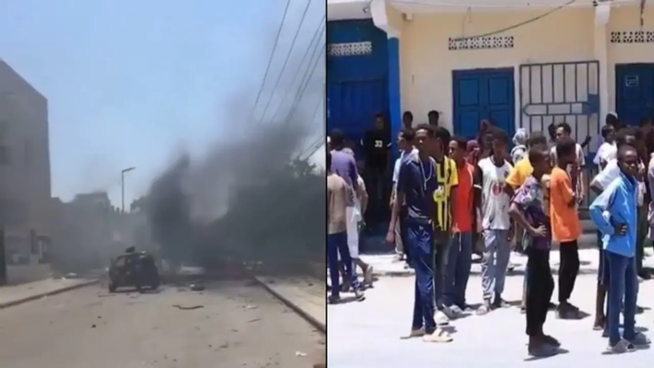 Explosion near Somalia's Presidential palace, casualties feared (WATCH) Explosion near Somalia's Presidential palace, casualties feared (WATCH)