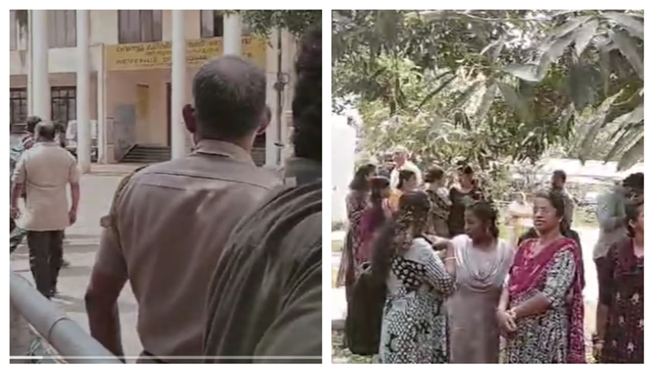 തിരുവനന്തപുരത്തും കലക്ടറേറ്റിൽ ബോംബ് ഭീഷണി, പരിശോധന തുടരുന്നു തിരുവനന്തപുരത്തും കലക്ടറേറ്റിൽ ബോംബ് ഭീഷണി, പരിശോധന തുടരുന്നു