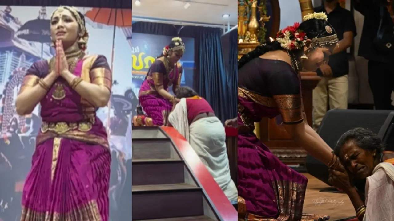 ಕನ್ನಡದಿಂದ ನಾಪತ್ತೆಯಾಗಿದ್ದ ನಟಿ ನವ್ಯಾ ನಾಯರ್ ದೇವಸ್ಥಾನದಲ್ಲಿ ಡ್ಯಾನ್ಸ್; ಗಳಗಳನೇ ಕಣ್ಣೀರಿಟ್ಟ ಅಜ್ಜಿ! ಕನ್ನಡದಿಂದ ನಾಪತ್ತೆಯಾಗಿದ್ದ ನಟಿ ನವ್ಯಾ ನಾಯರ್ ದೇವಸ್ಥಾನದಲ್ಲಿ ಡ್ಯಾನ್ಸ್; ಗಳಗಳನೇ ಕಣ್ಣೀರಿಟ್ಟ ಅಜ್ಜಿ!