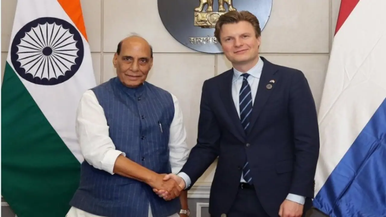 Rajnath Singh urges Netherlands to stop arming Pakistan, cites terror concerns