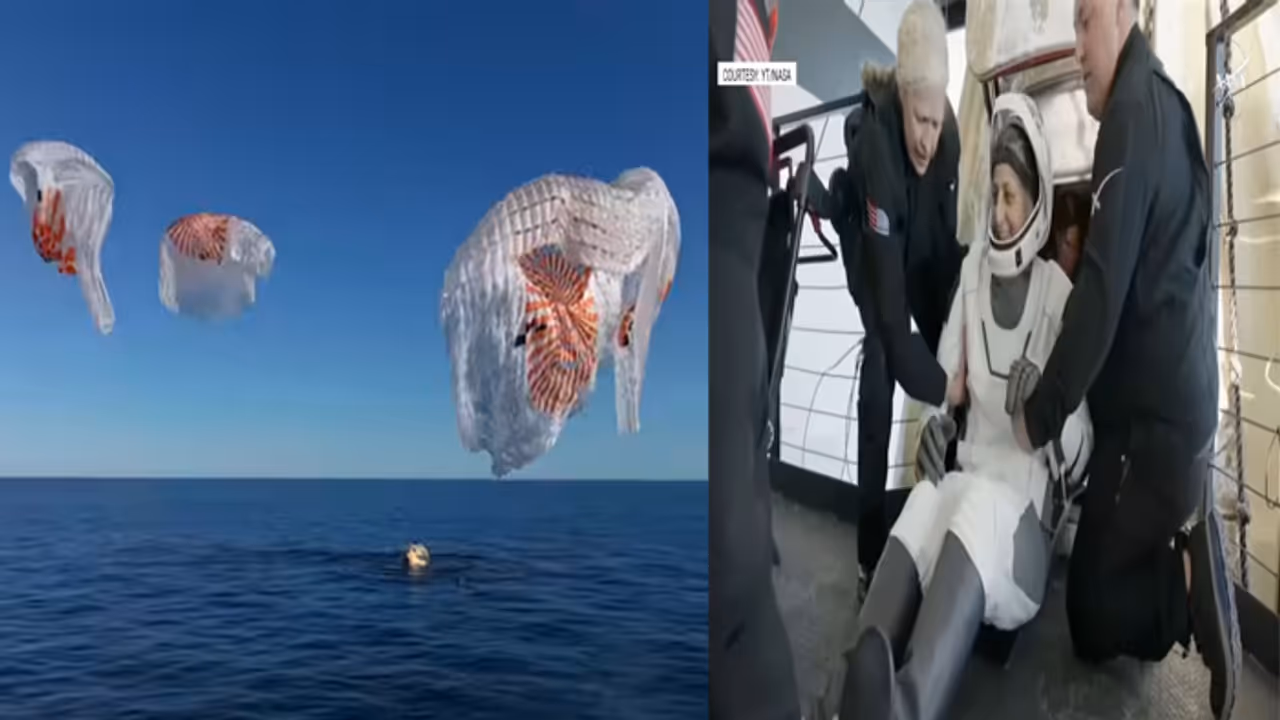 Sunita Williams: హమ్మయ్యా.. సేఫ్గా ల్యాండ్ అయిన సునీతా, విల్మోర్. ఆ అద్భుత క్షణాలను మీరూ చూసేయండి. Sunita Williams: హమ్మయ్యా.. సేఫ్గా ల్యాండ్ అయిన సునీతా, విల్మోర్. ఆ అద్భుత క్షణాలను మీరూ చూసేయండి.