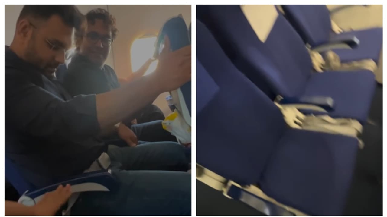 ടേക്ക് ഓഫിന് പിന്നാലെ ആടിയുലഞ്ഞ് വിമാനത്തിലെ സീറ്റുകൾ; ക്ഷമാപണം നടത്തി എയർലൈന്‍, വീഡിയോ