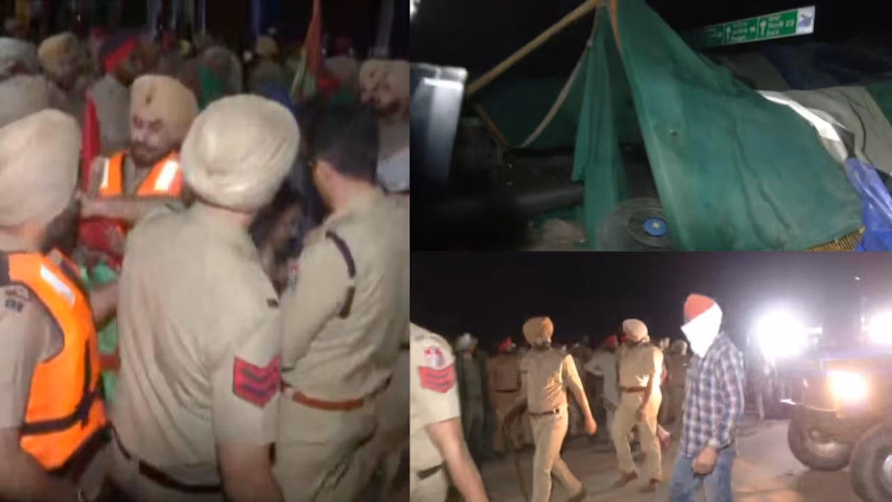 ശംഭു അതിർത്തിയിൽ പൊലീസിന്റെ അപ്രതീക്ഷിത നടപടി; സമരം ചെയ്യുന്ന കർഷകരെ ബലം പ്രയോഗിച്ച് നീക്കി ശംഭു അതിർത്തിയിൽ പൊലീസിന്റെ അപ്രതീക്ഷിത നടപടി; സമരം ചെയ്യുന്ന കർഷകരെ ബലം പ്രയോഗിച്ച് നീക്കി