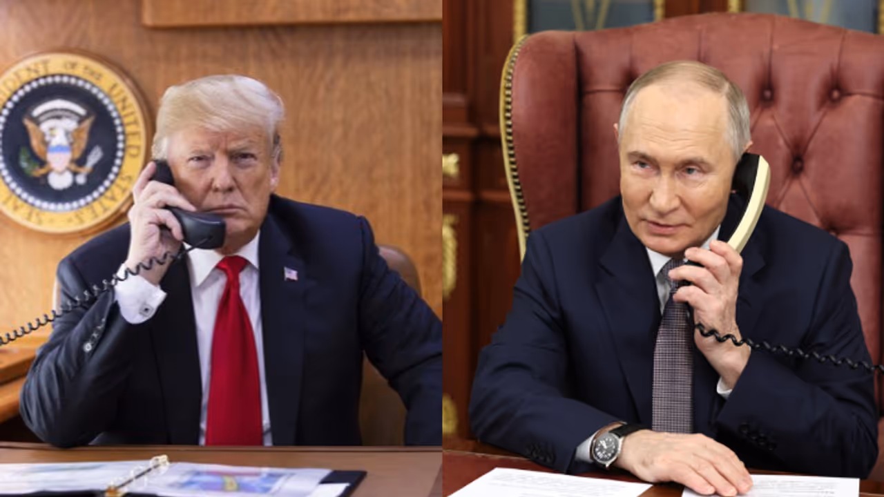 'നിർണായക ഫോൺ കോളിന് ട്രംപിനെ ഒരു മണിക്കൂർ പുടിൻ വെയിറ്റ് ചെയ്യിപ്പിച്ചു, 30 ദിവസത്തെ വെടിനിർത്തൽ ആവശ്യം തള്ളി' 'നിർണായക ഫോൺ കോളിന് ട്രംപിനെ ഒരു മണിക്കൂർ പുടിൻ വെയിറ്റ് ചെയ്യിപ്പിച്ചു, 30 ദിവസത്തെ വെടിനിർത്തൽ ആവശ്യം തള്ളി'