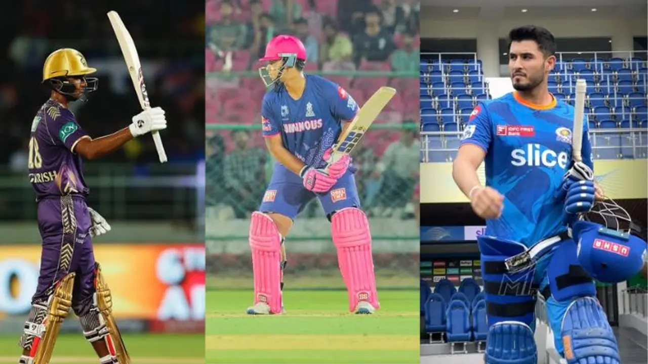 Angkrish Raghuvanshi, Vaibhav Suryavanshi, Nehal Wadhera Angkrish Raghuvanshi, Vaibhav Suryavanshi, Nehal Wadhera