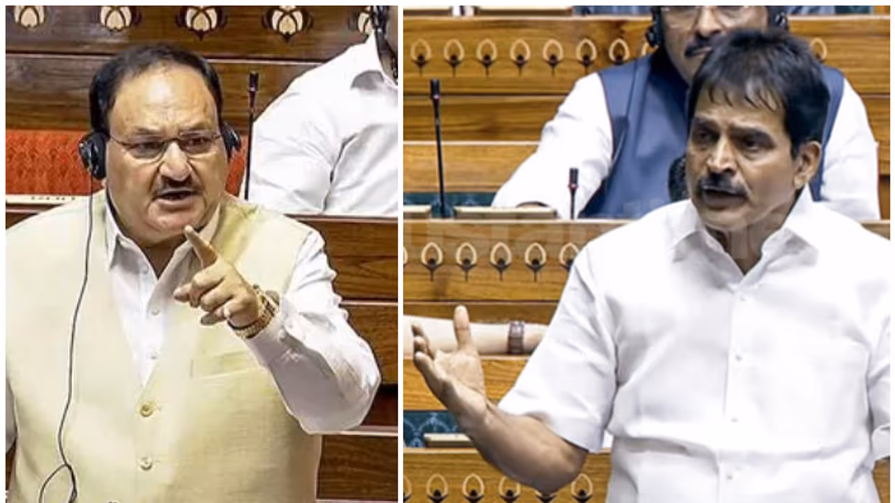 നദ്ദയെ കാണാൻ വീണ ജോർജ് അനുമതി തേടിയത് ലോക്സഭയിൽ ഉന്നയിച്ച് കെസി വേണുഗോപാൽ, മറുപടി ചേംബറിൽ തരാമെന്ന് നദ്ദ നദ്ദയെ കാണാൻ വീണ ജോർജ് അനുമതി തേടിയത് ലോക്സഭയിൽ ഉന്നയിച്ച് കെസി വേണുഗോപാൽ, മറുപടി ചേംബറിൽ തരാമെന്ന് നദ്ദ