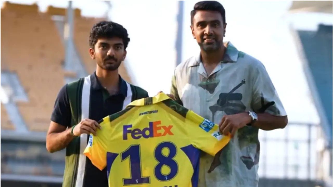 IPL 2025: D Gukesh receives customized CSK jersey from Ravichandran Ashwin at Chepauk (WATCH)