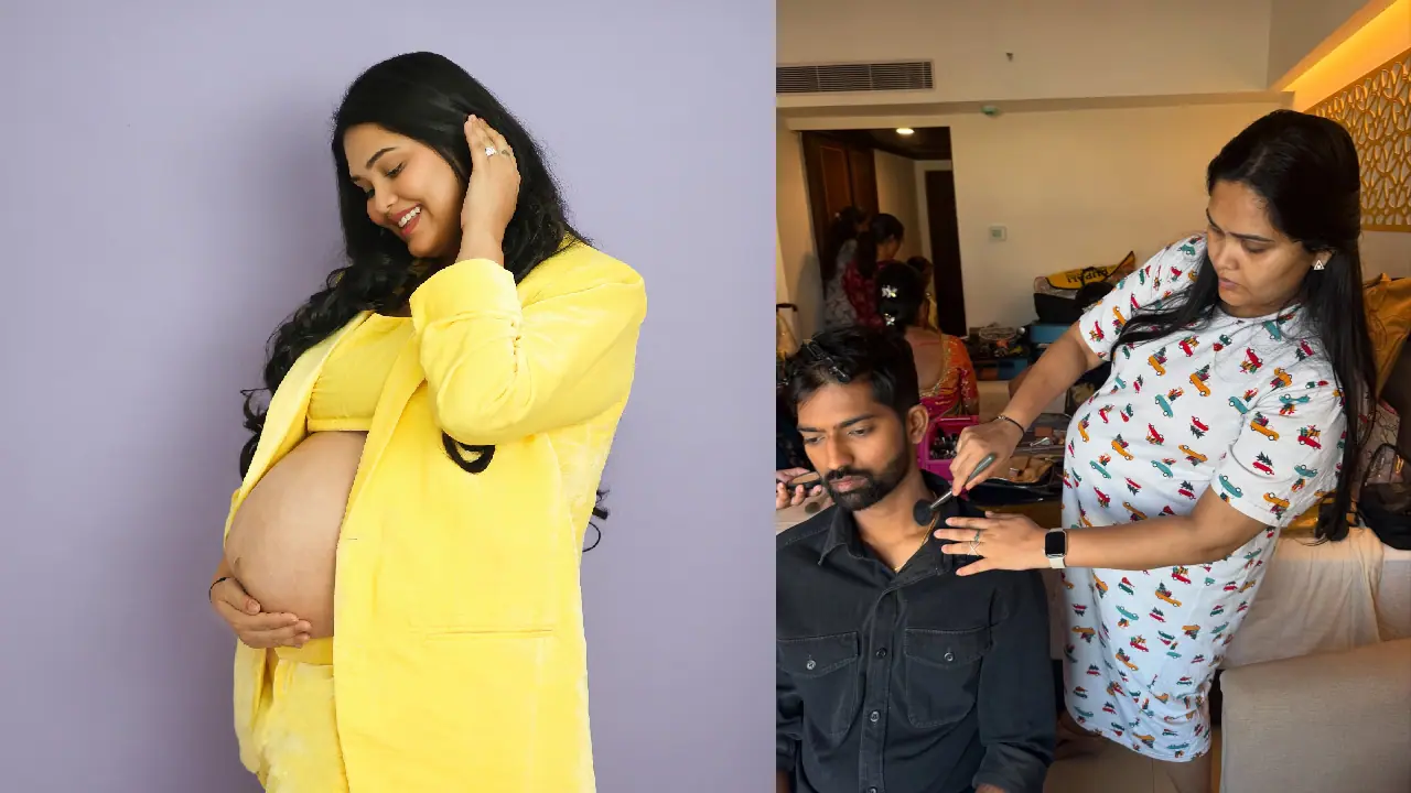 ತುಂಬು ಗರ್ಭಿಣಿಯಾಗಿದ್ರೂ ಮೇಕಪ್‌ ಆರ್ಟಿಸ್ಟ್‌ ಆಗಿ ಕೆಲಸ ಮಾಡ್ತಿರೋ ಖ್ಯಾತ ನಟಿ; ಯಾರದು? 