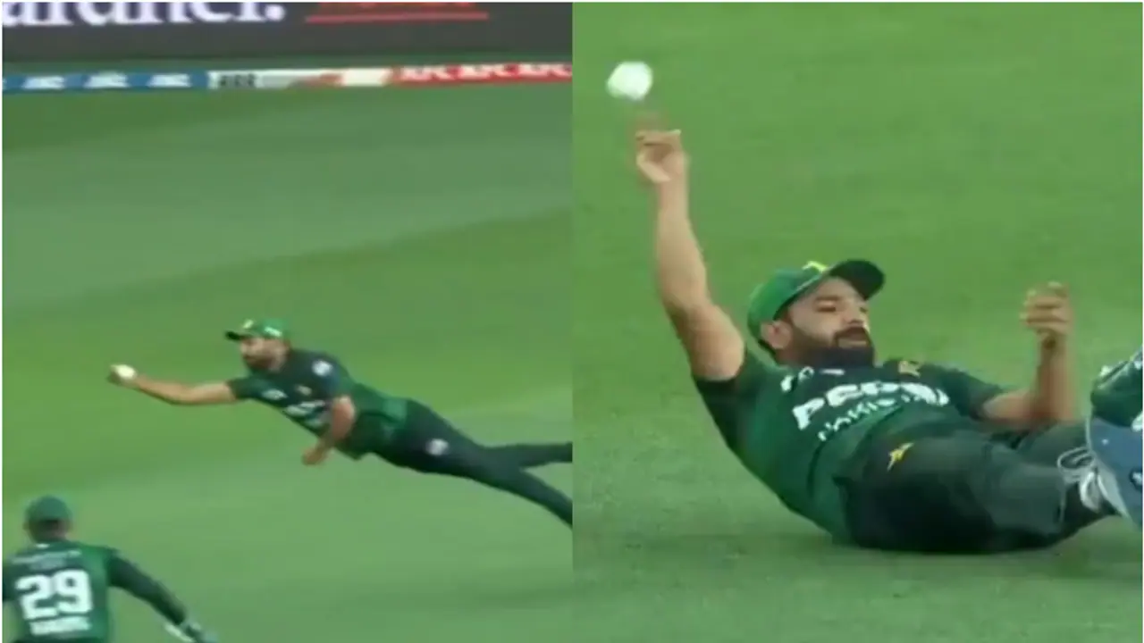 NZ vs PAK: Haris Rauf takes Glenn Phillips like stunning catch to dismiss Finn Allen in 3rd T20I (WATCH) 