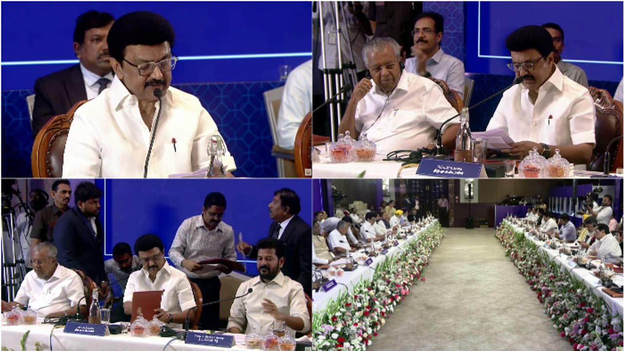 മണ്ഡലപുനർനിർണയം 2056വരെ മരവിപ്പിക്കണമെന്ന് ചെന്നൈ സമ്മേളനം, പാർലമെന്‍റിൽ യോജിച്ച് എതിര്‍ക്കുമെന്ന് സ്റ്റാലിന്‍