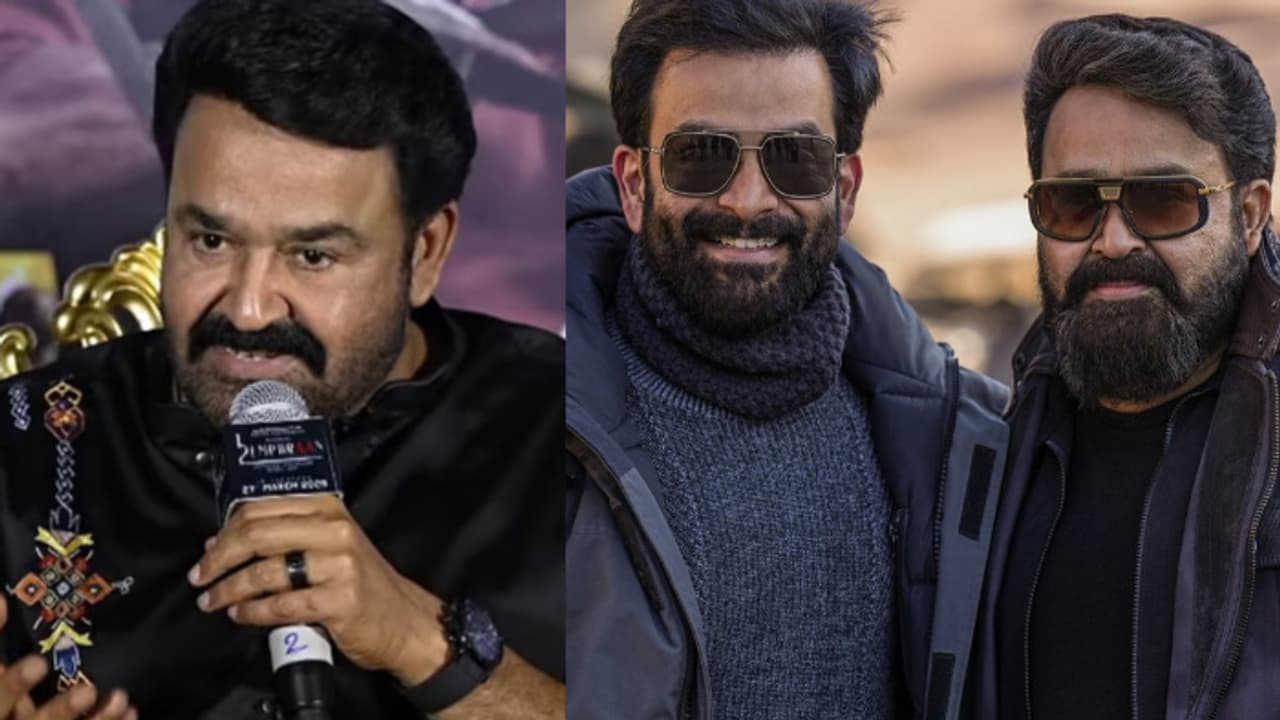 തെലുങ്കില് മലയാളത്തിന്റെ എമ്പുരാന് എന്തുകൊണ്ടാണ് ഇത്രയും ഹൈപ്പ്?, കിടിലൻ മറുപടിയുമായി മോഹൻലാല് തെലുങ്കില് മലയാളത്തിന്റെ എമ്പുരാന് എന്തുകൊണ്ടാണ് ഇത്രയും ഹൈപ്പ്?, കിടിലൻ മറുപടിയുമായി മോഹൻലാല്