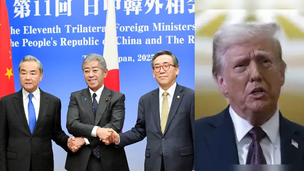 ലക്ഷ്യം അമേരിക്കയും ട്രംപും? കൈകോർക്കാൻ ഏഷ്യൻ ശക്തികൾ, ചൈനയും ജപ്പാനും ദക്ഷിണ കൊറിയയും കൂടിക്കാഴ്ച നടത്തി ലക്ഷ്യം അമേരിക്കയും ട്രംപും? കൈകോർക്കാൻ ഏഷ്യൻ ശക്തികൾ, ചൈനയും ജപ്പാനും ദക്ഷിണ കൊറിയയും കൂടിക്കാഴ്ച നടത്തി