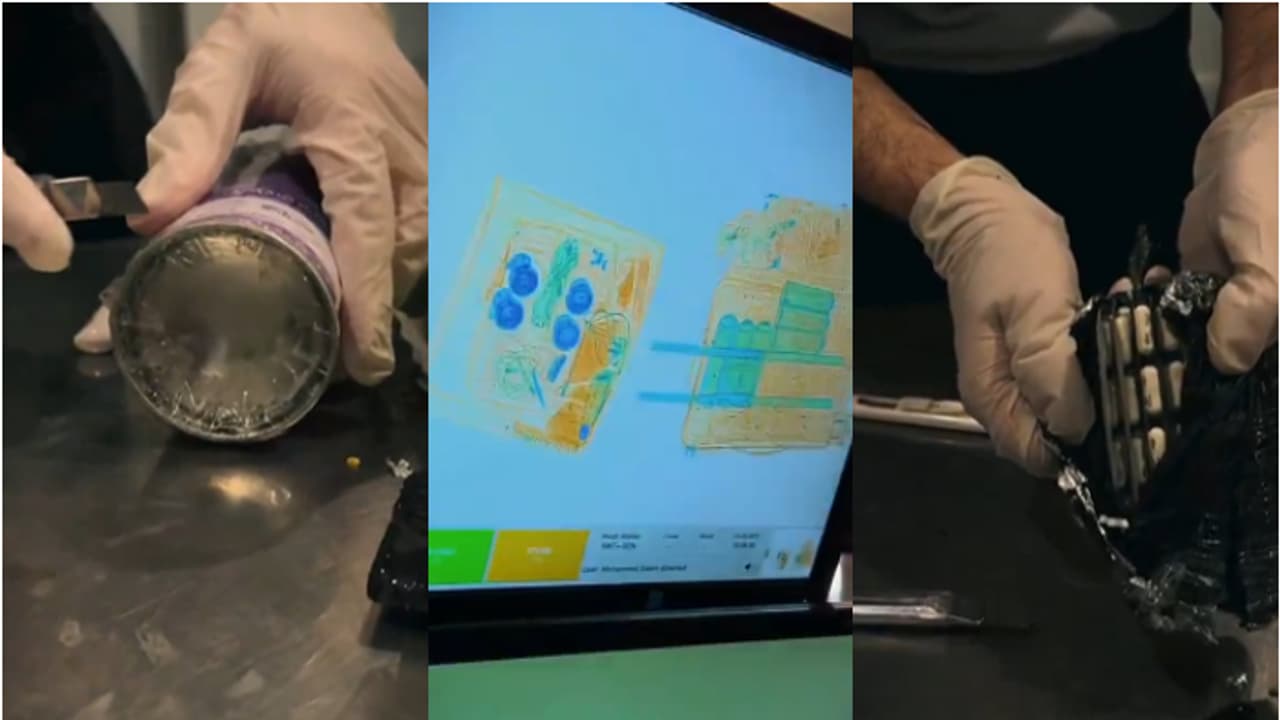 എയർപോർട്ടിലൂടെ കൂസലില്ലാതെ നടന്ന യാത്രക്കാരൻ; എക്സ്റേ മെഷീൻ വഴി ബാഗ് പരിശോധന, എയർ ഫ്രെഷ്നറിനുള്ളിൽ ലഹരി ഗുളിക എയർപോർട്ടിലൂടെ കൂസലില്ലാതെ നടന്ന യാത്രക്കാരൻ; എക്സ്റേ മെഷീൻ വഴി ബാഗ് പരിശോധന, എയർ ഫ്രെഷ്നറിനുള്ളിൽ ലഹരി ഗുളിക