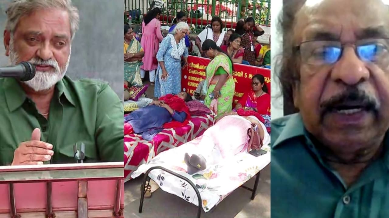 ആശ വർക്കർമാരുടെ സമരം; സർക്കാർ നിലപാടിനെതിരെ കെ സച്ചിദാനന്ദൻ, സർക്കാർ മുഷ്ക് കാണിന്നുവെന്ന് ജോയ് മാത്യു ആശ വർക്കർമാരുടെ സമരം; സർക്കാർ നിലപാടിനെതിരെ കെ സച്ചിദാനന്ദൻ, സർക്കാർ മുഷ്ക് കാണിന്നുവെന്ന് ജോയ് മാത്യു