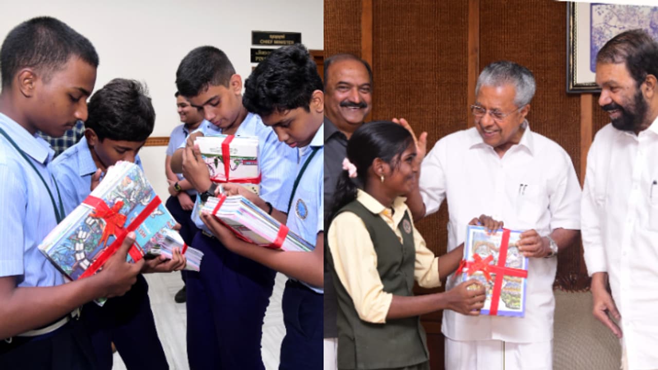 ചരിത്രത്തിൽ ആദ്യം! ഒമ്പതാം ക്ലാസ് പരീക്ഷ കഴിയും മുമ്പ് പത്താം ക്ലാസിലെ പാഠപുസ്തകങ്ങൾ വിദ്യാർത്ഥികളിലേക്ക് ചരിത്രത്തിൽ ആദ്യം! ഒമ്പതാം ക്ലാസ് പരീക്ഷ കഴിയും മുമ്പ് പത്താം ക്ലാസിലെ പാഠപുസ്തകങ്ങൾ വിദ്യാർത്ഥികളിലേക്ക്