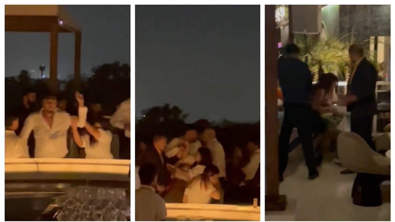 ബാർ ഹോട്ടലിൽ പാട്ട് ഇടുന്നതിനെ ചൊല്ലി തർക്കം, പിന്നാലെ പൊരിഞ്ഞ തല്ല്; വീഡിയോ വൈറല്‍ 