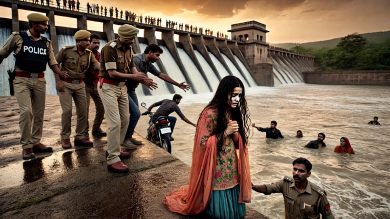 MP News bhopal woman suicide attempt bhadhbhada dam whatsapp status husband affairs MP News bhopal woman suicide attempt bhadhbhada dam whatsapp status husband affairs