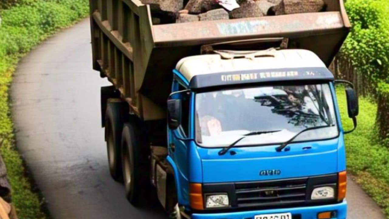 അന്ന് 23500ൽ തീര്‍ന്നേനെ, ഇന്ന് ഉടമയ്ക്കൊപ്പം ഡ്രൈവർക്കും കിട്ടി 38000 വീതം; ടിപ്പറിലെ അമിത ഭാരത്തിന് പിഴ