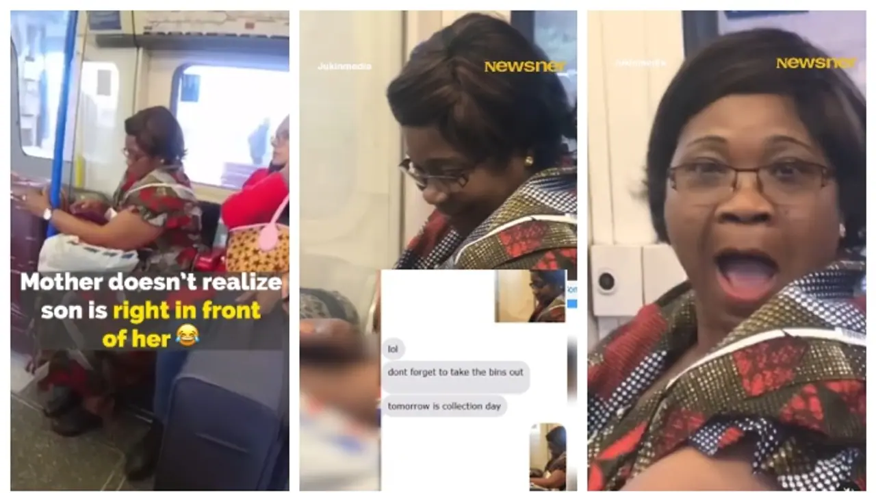 തൊട്ടടുത്ത് ഇരുന്നാണ് മകൻ ചാറ്റ് ചെയ്യുന്നതെന്ന് അറിഞ്ഞപ്പോൾ അമ്മയുടെ മുഖത്ത് വിരിഞ്ഞ സന്തോഷത്തിന്‍റെ വീഡിയോ