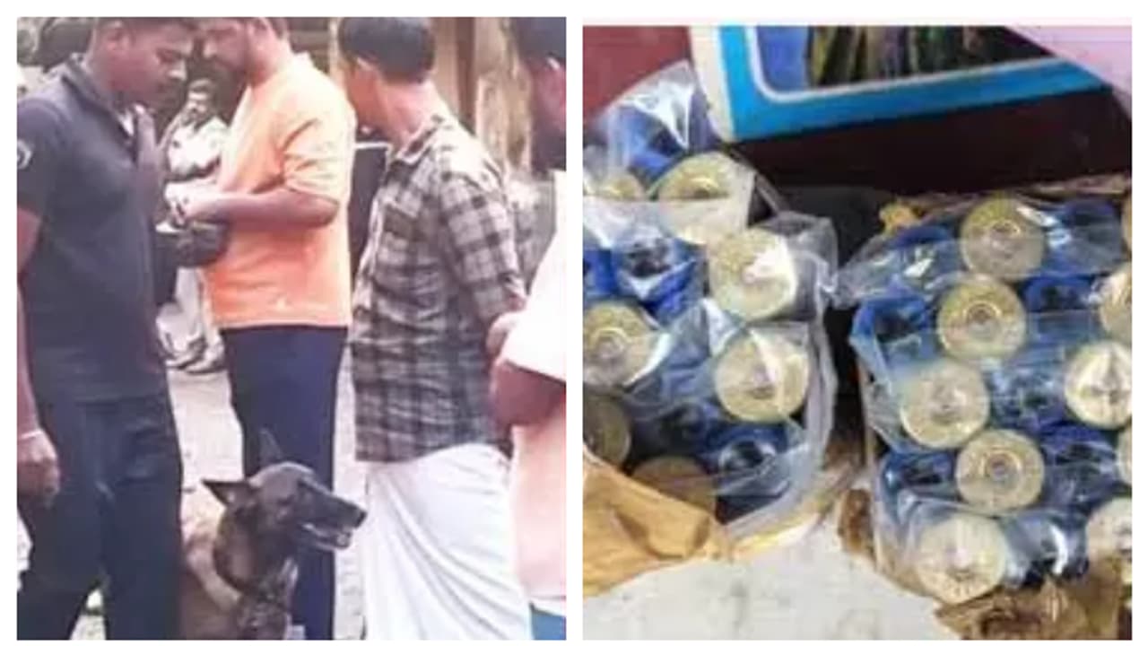 വിരാജ്പേട്ട് കണ്ണൂർ ബസിൽ ഉടമയില്ലാത്ത ബാ​ഗ്, പരിശോധിച്ചപ്പോൾ 150 തോക്കിൻതിരകൾ, ഒരാളെ ചോദ്യം ചെയ്ത് വിട്ടയച്ചു 