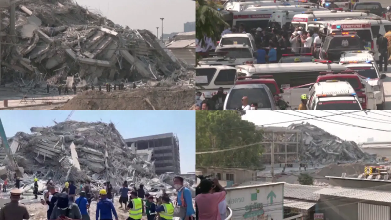 1,000+ கடந்த பலி எண்ணிக்கை; 2,376 பேர் காயம் மியான்மர், தாய்லாந்தில் ஏற்பட்ட துயரம்