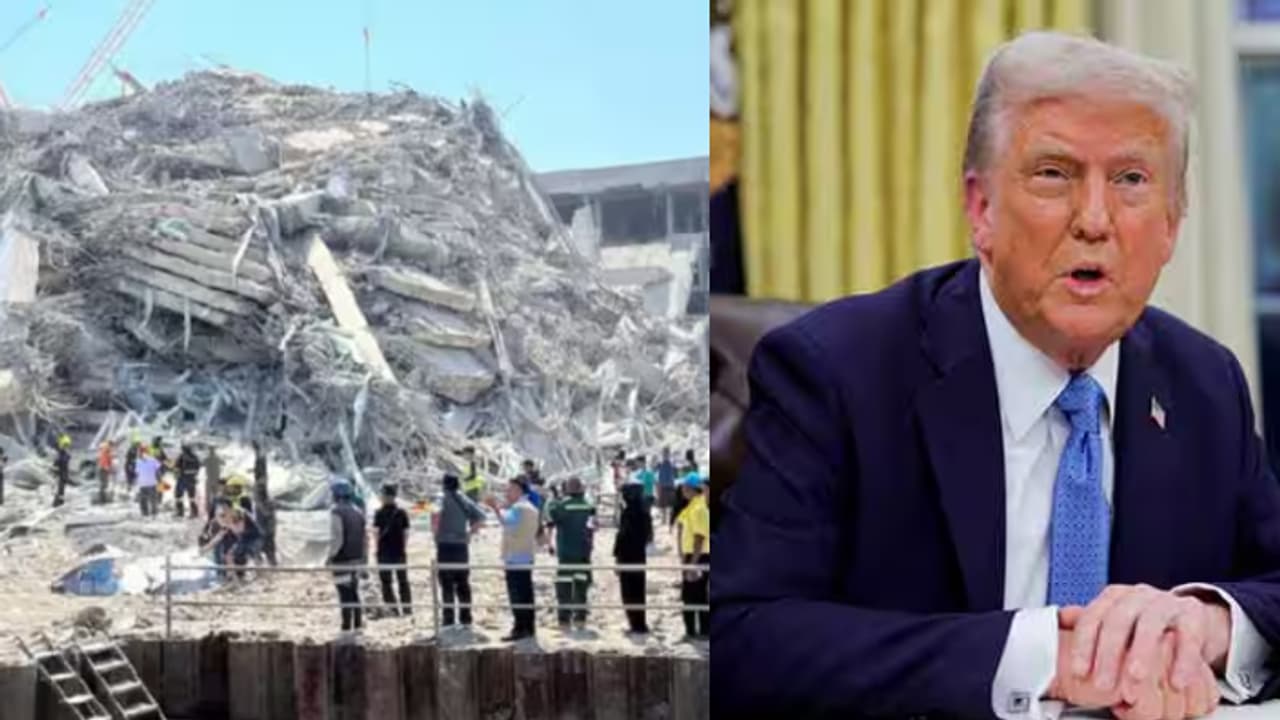 മ്യാൻമർ, തായ്ലന്റ് ഭൂചലനം: സഹായിക്കുമെന്ന് പ്രസിഡന്റ് ഡൊണാൾഡ് ട്രംപ്, മരണ സംഖ്യ 150 കവിഞ്ഞു മ്യാൻമർ, തായ്ലന്റ് ഭൂചലനം: സഹായിക്കുമെന്ന് പ്രസിഡന്റ് ഡൊണാൾഡ് ട്രംപ്, മരണ സംഖ്യ 150 കവിഞ്ഞു