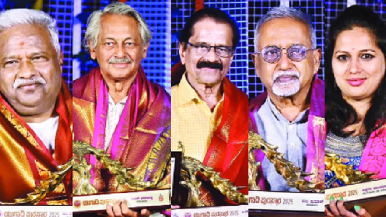 ಐವರಿಗೆ ಕನ್ನಡಪ್ರಭ ಏಷ್ಯಾನೆಟ್‌ ಸುವರ್ಣನ್ಯೂಸ್‌ ಯುಗಾದಿ ಪುರಸ್ಕಾರ: ಗಮನ ಸೆಳೆದ ಗಾಯನ