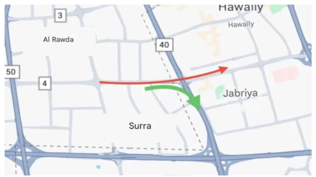 കുവൈത്തിൽ സാൽമിയ ഭാഗത്തേക്കുള്ള ഫോർത്ത് റിങ് റോഡ് താൽക്കാലികമായി അടച്ചു