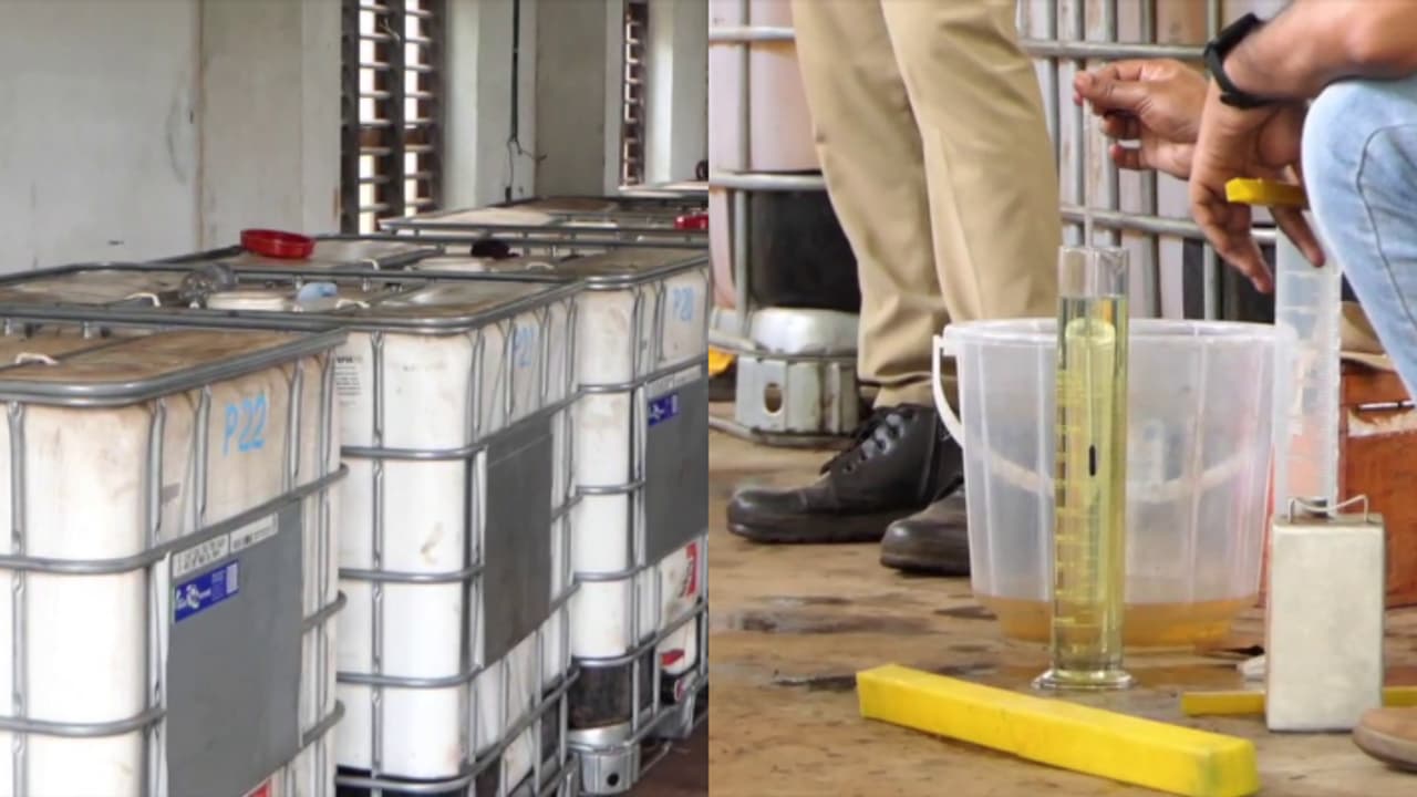 ഇന്ധനം മാറ്റാനും സൂക്ഷിക്കാനും ഹൈടെക് സംവിധാനം, ഗോഡൗൺ പരിശോധിച്ച പൊലീസ് ഞെട്ടി, 16000 ലിറ്റർ ഡീസൽ പിടികൂടി ഇന്ധനം മാറ്റാനും സൂക്ഷിക്കാനും ഹൈടെക് സംവിധാനം, ഗോഡൗൺ പരിശോധിച്ച പൊലീസ് ഞെട്ടി, 16000 ലിറ്റർ ഡീസൽ പിടികൂടി